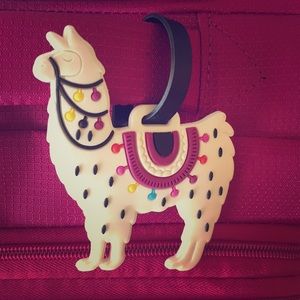Llama luggage tag